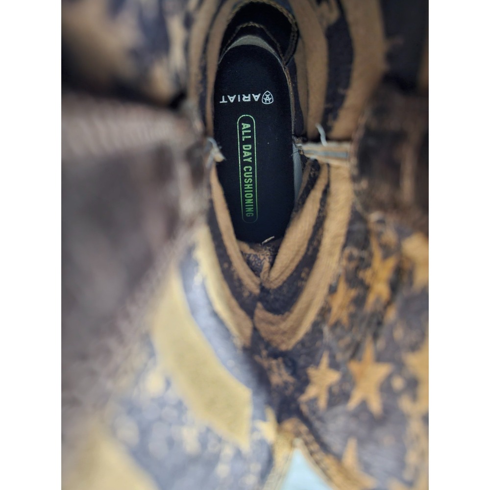ARIAT® (Women's 6 B) Circuit™ Patriot Western Boot in Weathered Tan - $220 - Picture 11 of 12